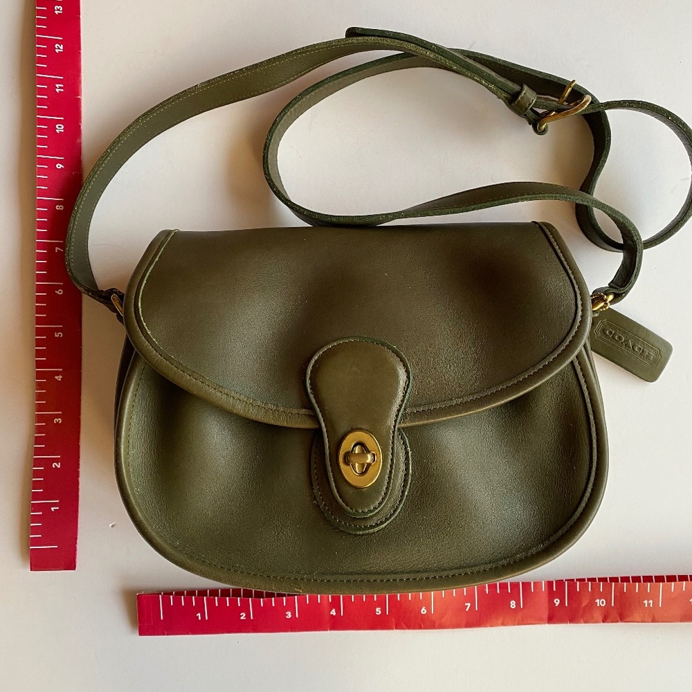 Coach Vintage Prairie 9954 Olive Green Crossbody/Shoulder Bag